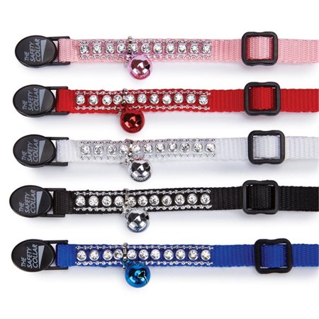 EAST SIDE COLLECTION East Side Collection ZW322 83 Rhinestone Cat Collar Red ZW322 83